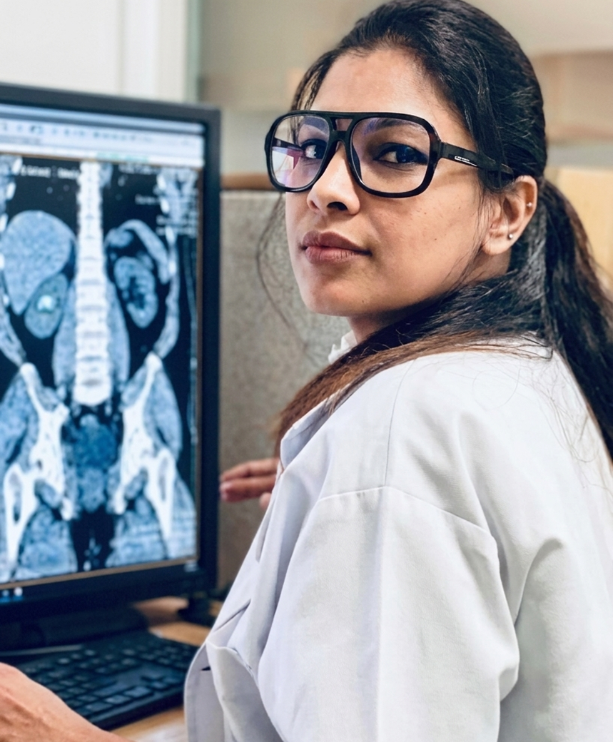 Radiologist Dr. Sithara